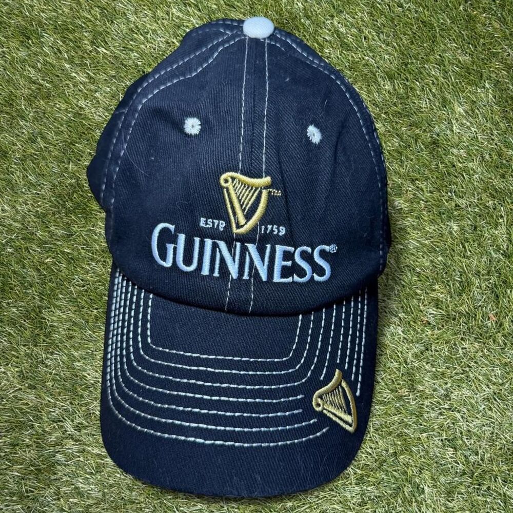 Guinness Men's Black and Navy Hat